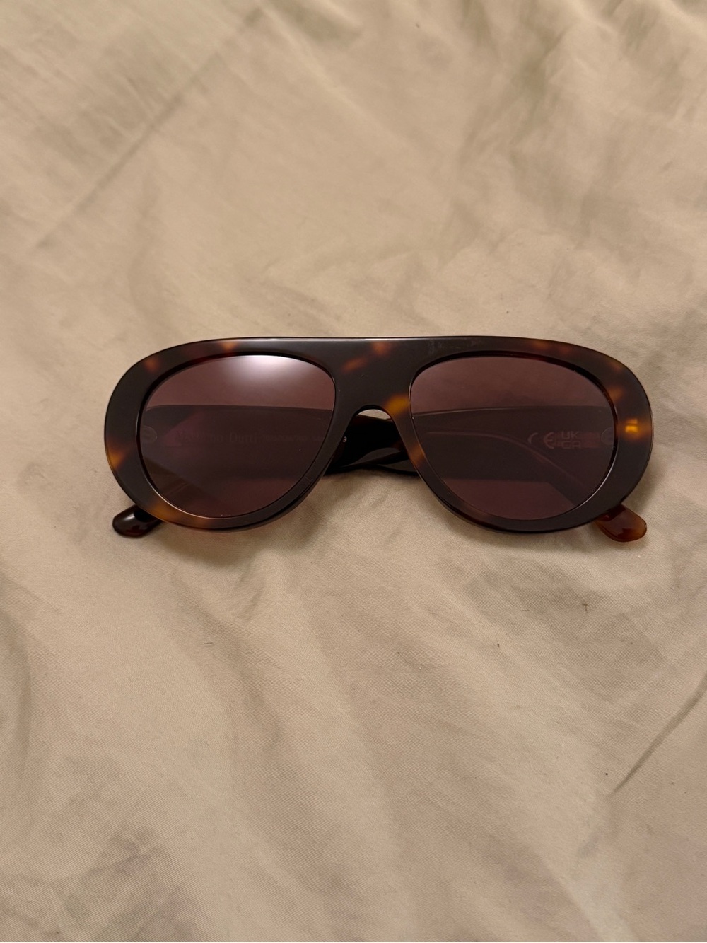 Massimo Dutti Tortoiseshell Frame Brown Lens Women's Sunglasses